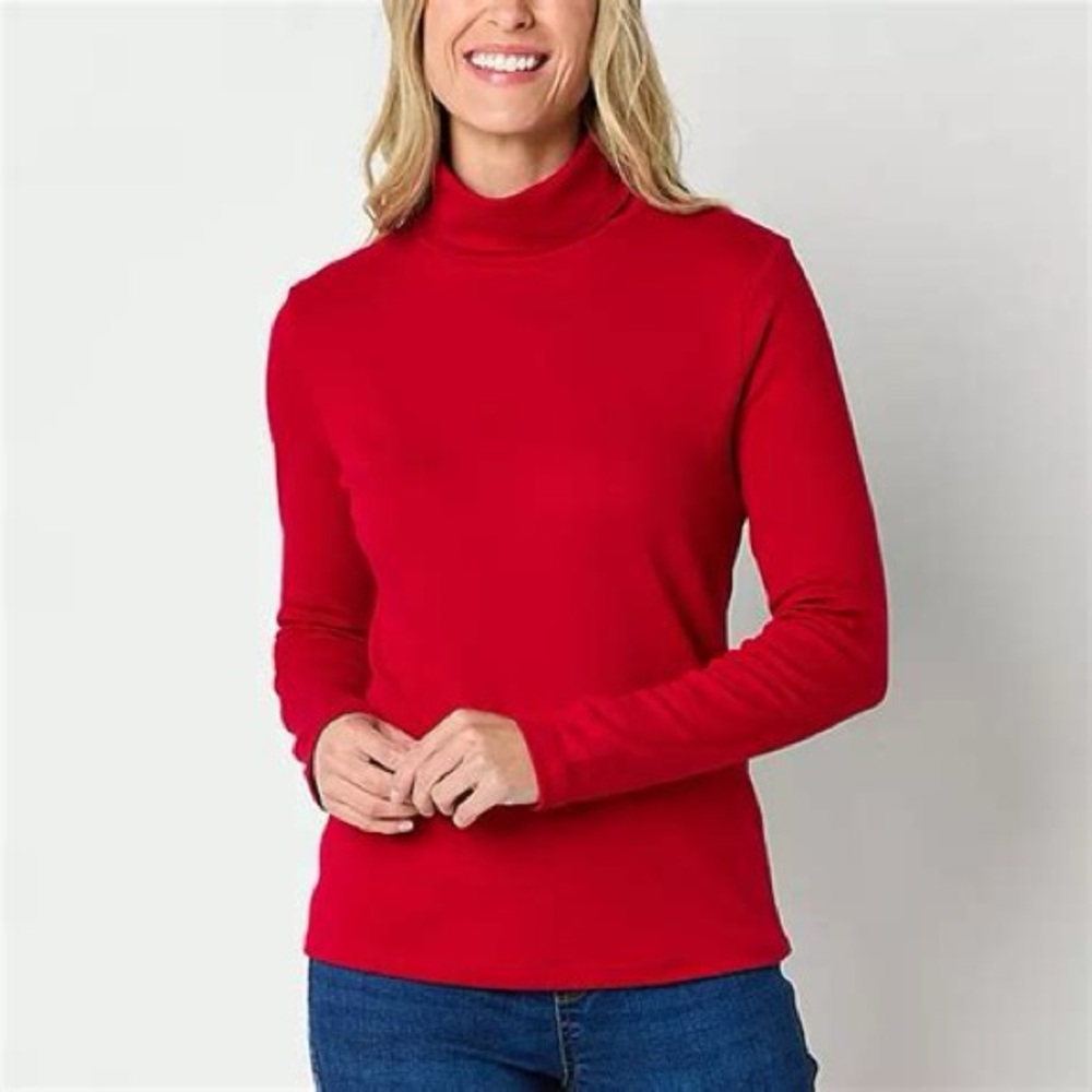 St. John's Bay Classic Red Sweater